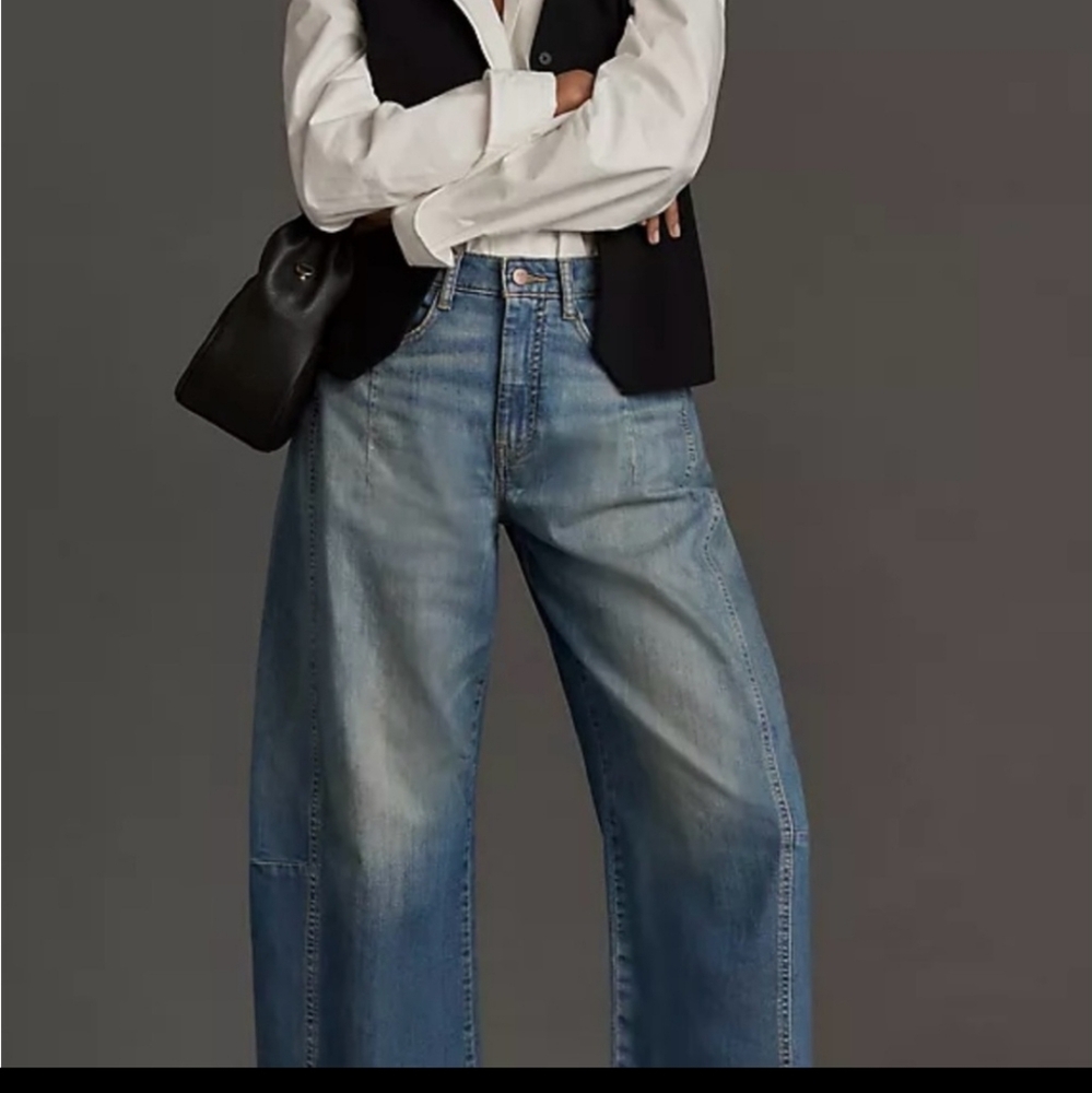 Pilcro Barrel jeans by Anthropology